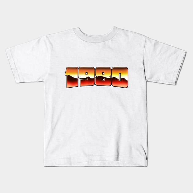 1980 Kids T-Shirt by nickemporium1